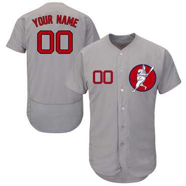 Red Sox Gray Customized Flexbase New Design Jersey,We sell and wholesale Red Sox Gray Customized Flexbase New Design Jersey on line form chian!